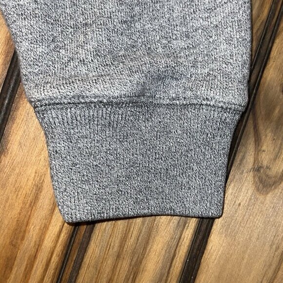 Pendleton Sweater Mens Size Medium Elbow Patch Cowl Neck Pullover Gray Cotton - Picture 9 of 9